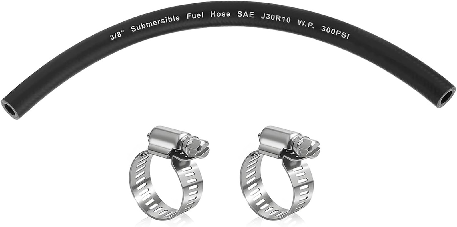 3/8" Submersible In-Tank Fuel Line Fuel Hose SAE 30R10 Fits E85/Gasoline/Diesel/
