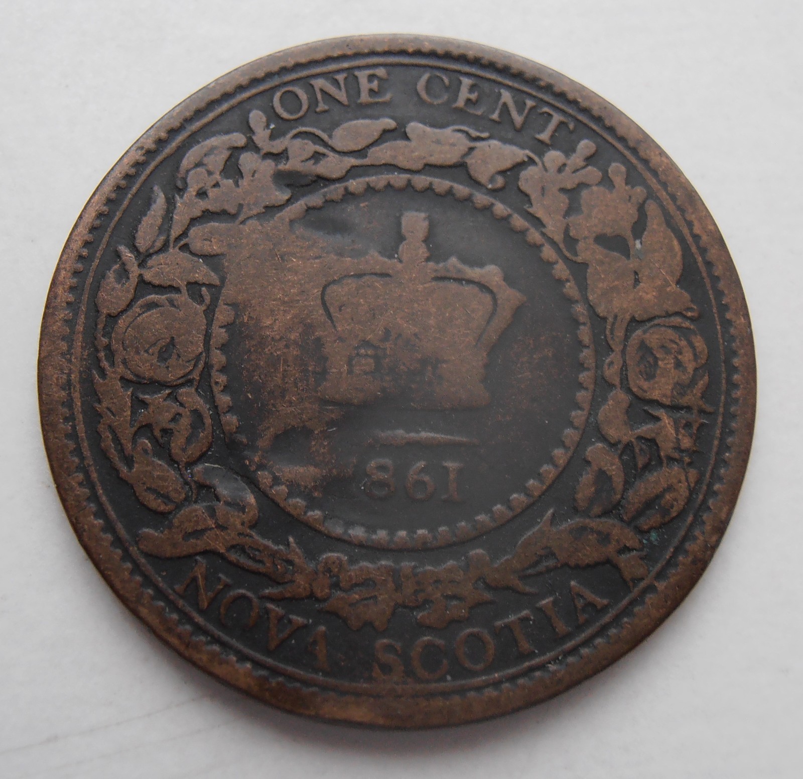NOVA SCOTIA 1 CENT 1861