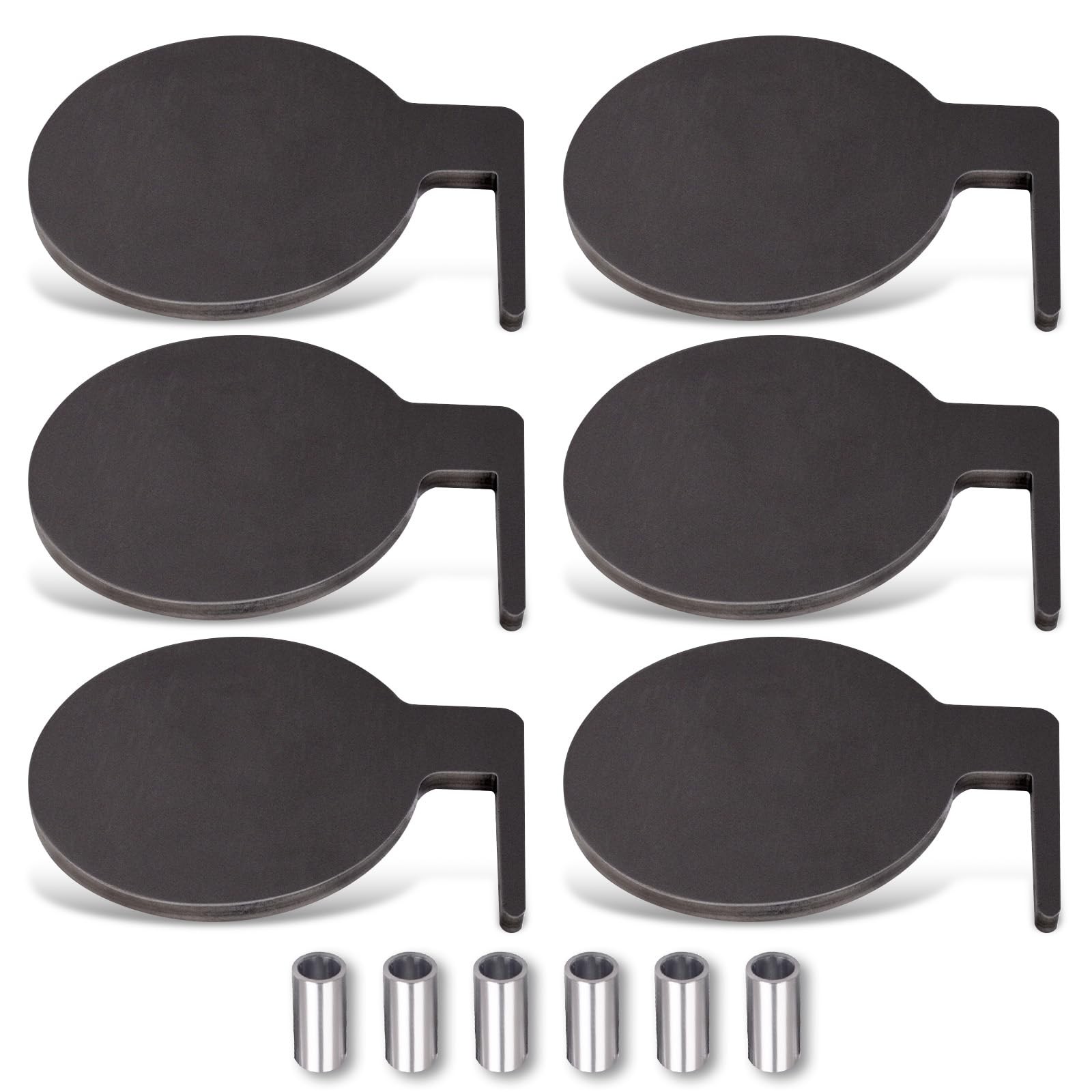 Shooting Target Kit 6Pcs AR500 Dueling Tree Paddles