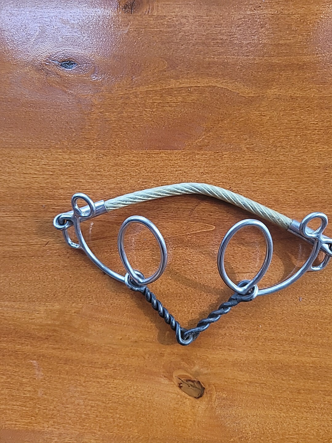 Half C Twisted Snaffle Rope Nose Combo  New