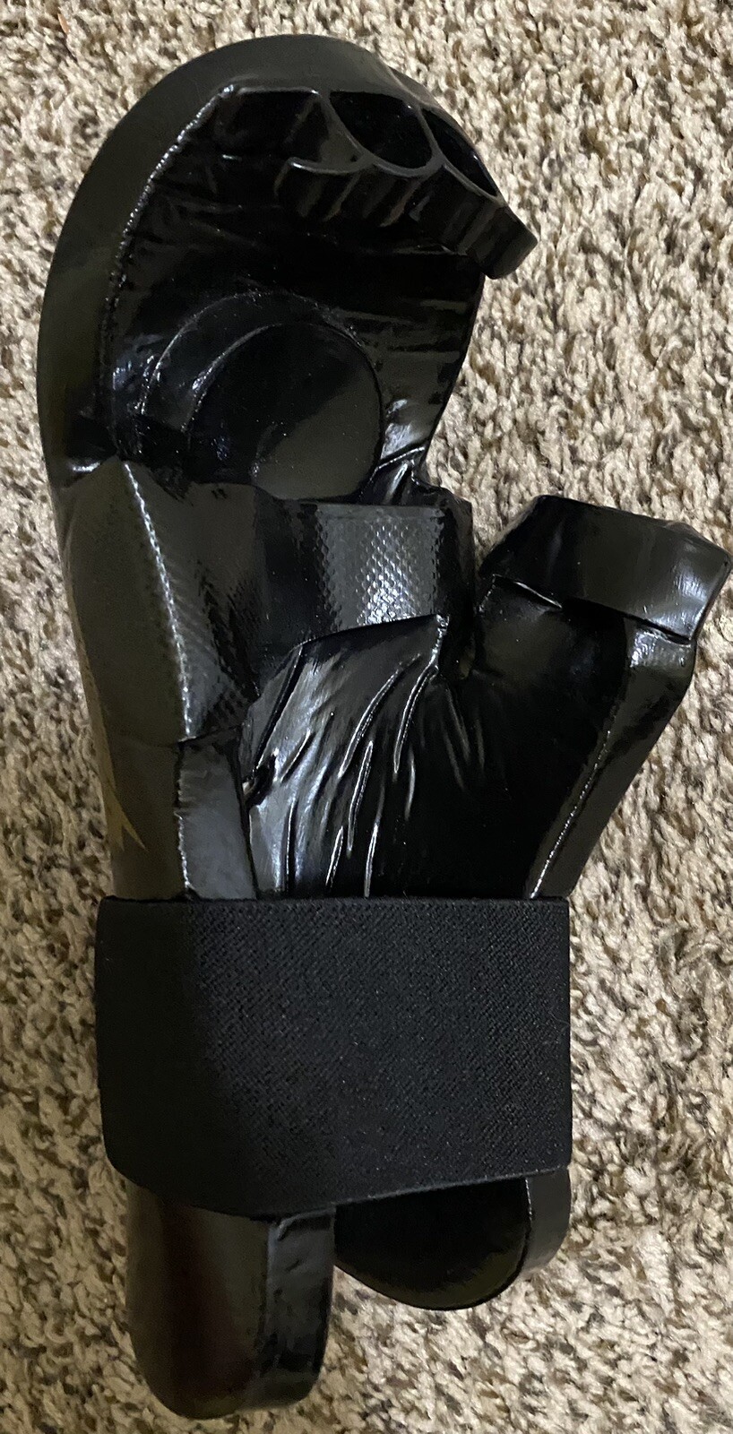 Lighting By Proforce Black Karate Sparring Gloves