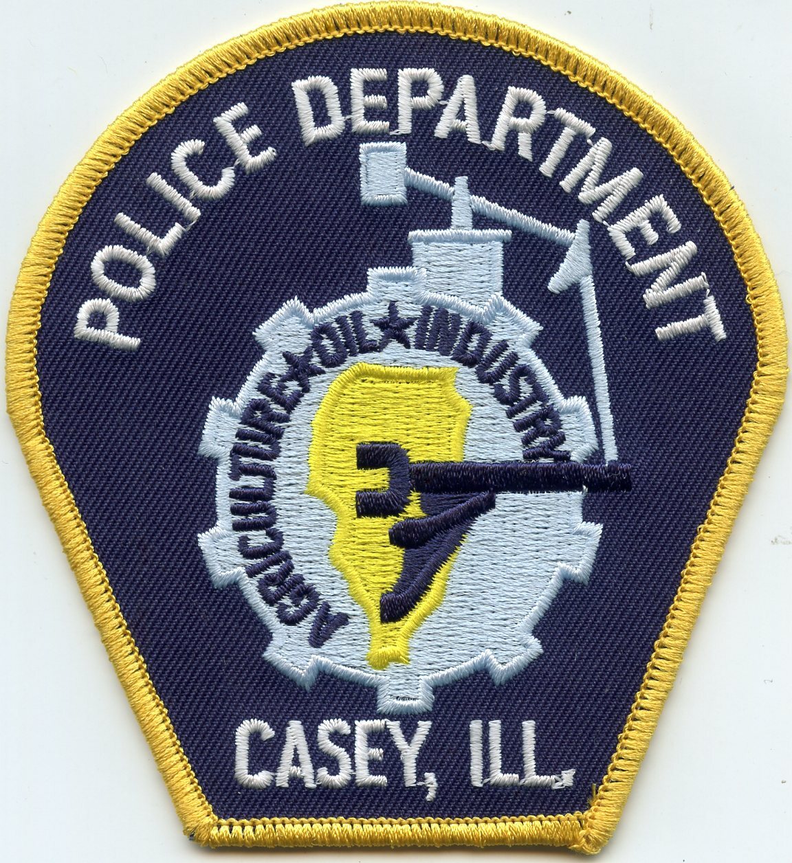 CASEY ILLINOIS IL POLICE PATCH