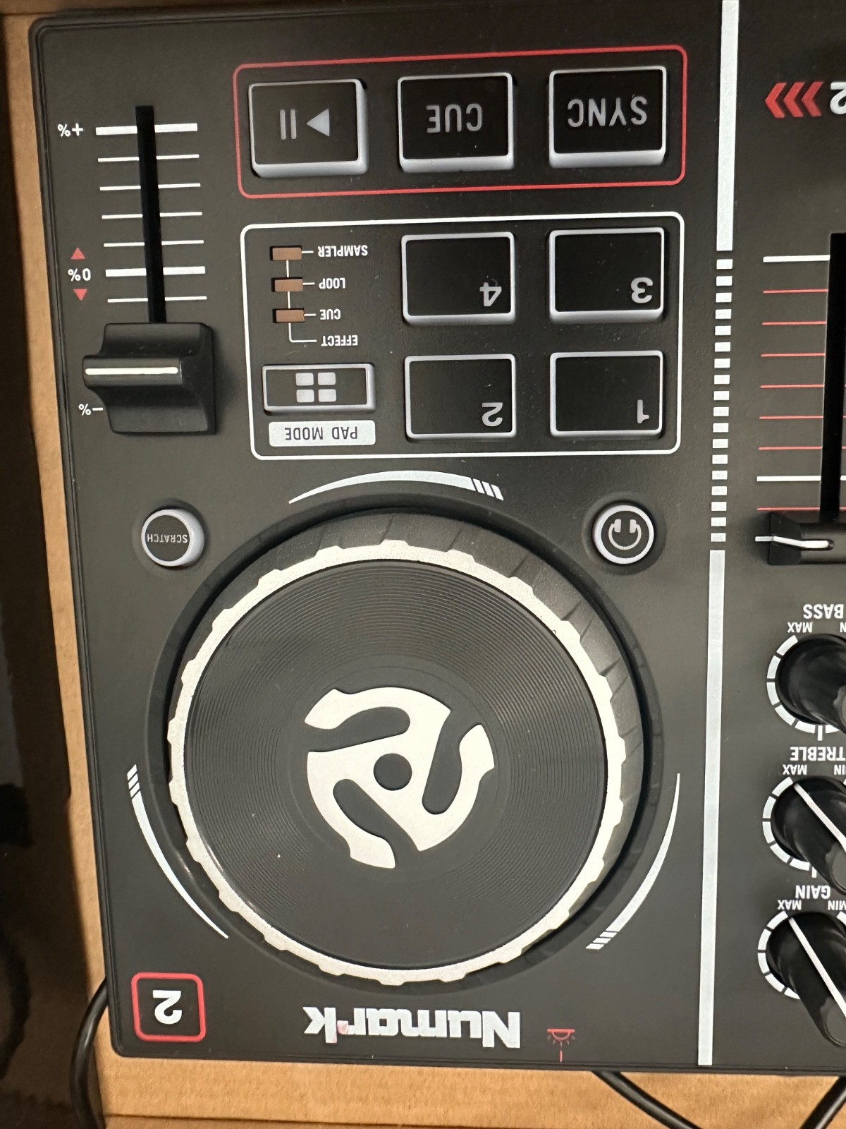 Numark Party Mix Double Deck Controller with Party Lights - Beginners