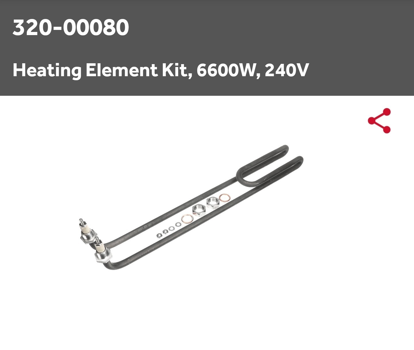 Grindmaster Cecilware Urn Heating Elements 240v 6600w. Genuine OEM