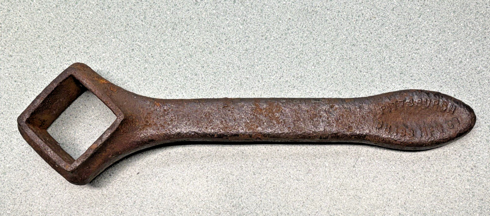Antique Pittsburgh Brass MFG. Wrench heavy duty