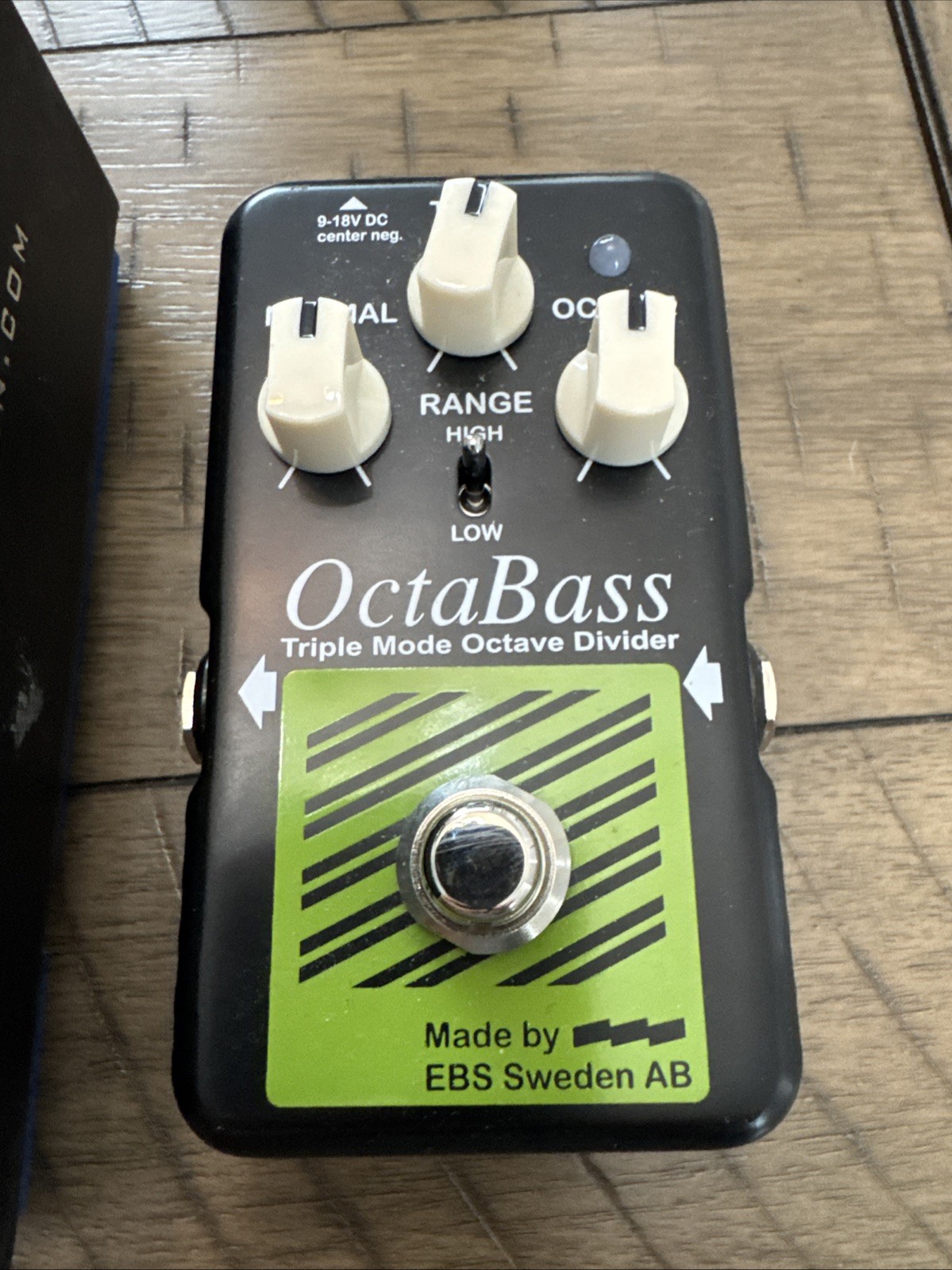 EBS OctaBass Blue Label Triple Mode Octave Divider Pedal
