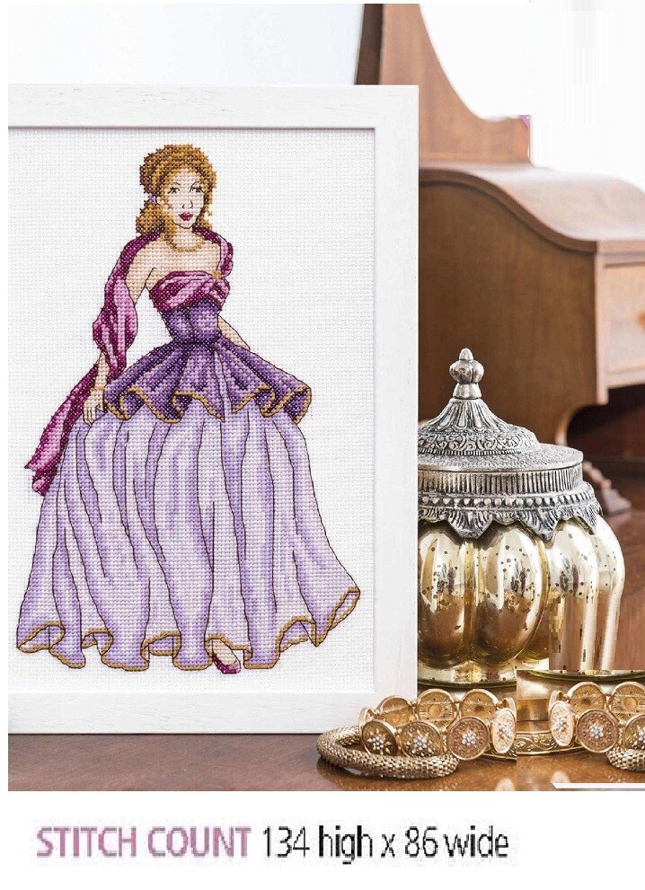 PICTURE OF ELEGANCE  CROSS STITCH PATTERN ONLY EQ - RQS