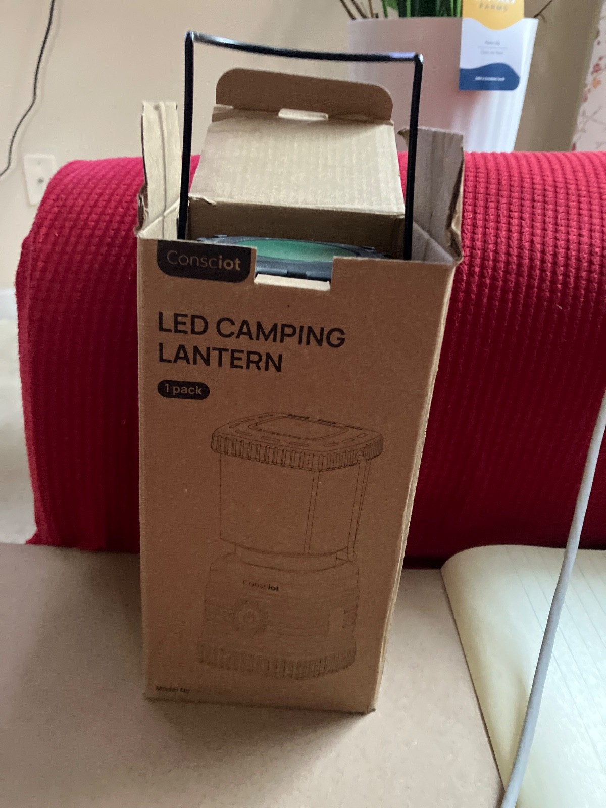 Led Camping Lantern AYL Star Light 700 new without brochure, torn package, no ba