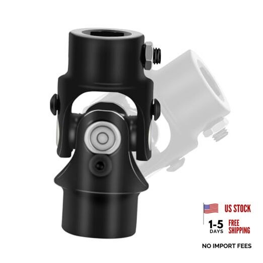 3/4" 36 Spline X 3/4" DD Steering Shaft U 3/4"-36 Spline x 3/4" DD 83mm Black