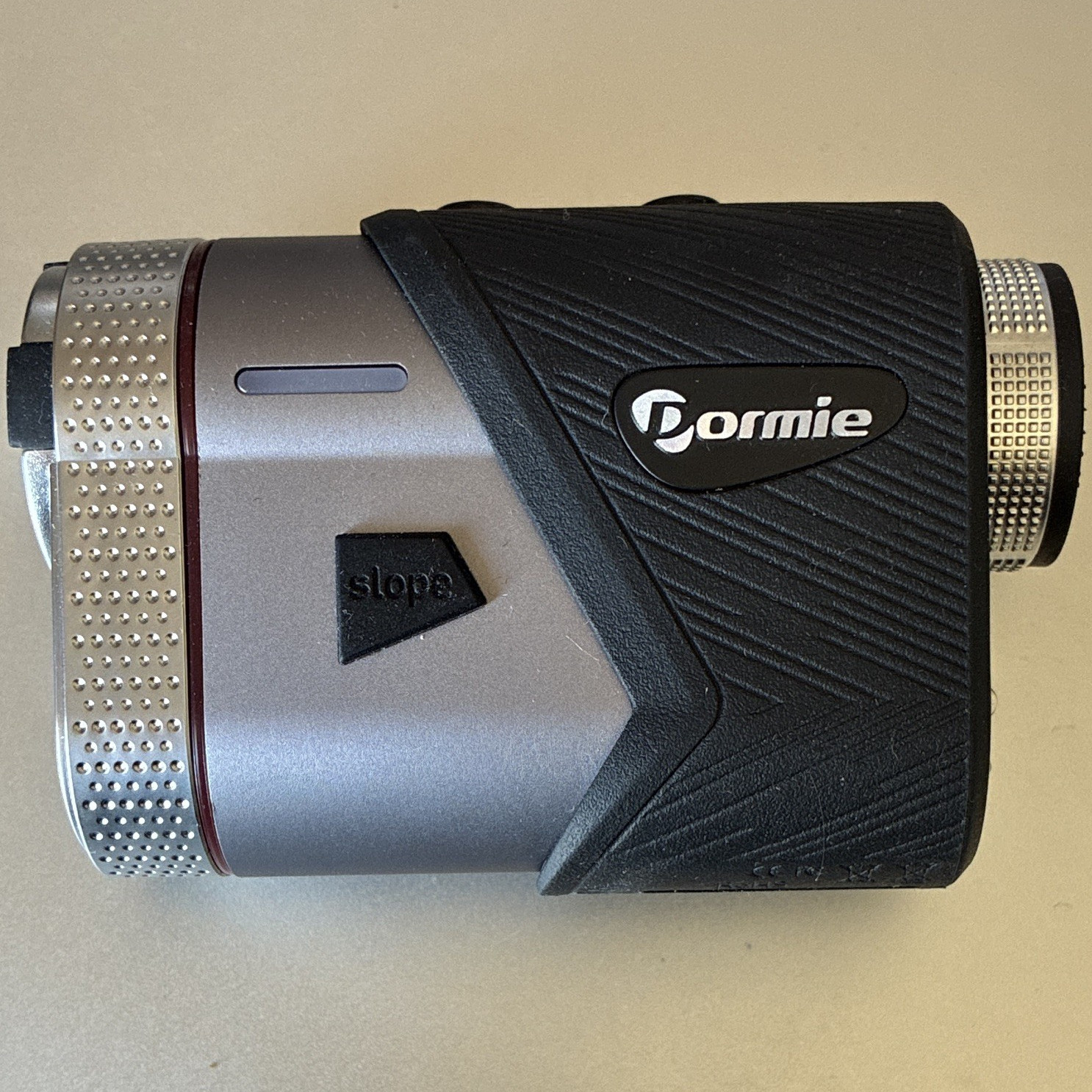 Dormie T100 Golf Laser Rangefinder w/ Slope Switch Technology, Black/Gray