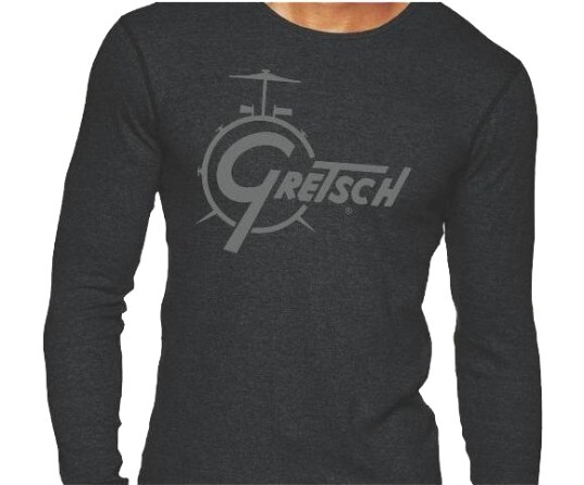 Gretsch LOGO Drum Thermal Long-Sleeved Shirt Men's  Size-XL. XLarge.   Clearance