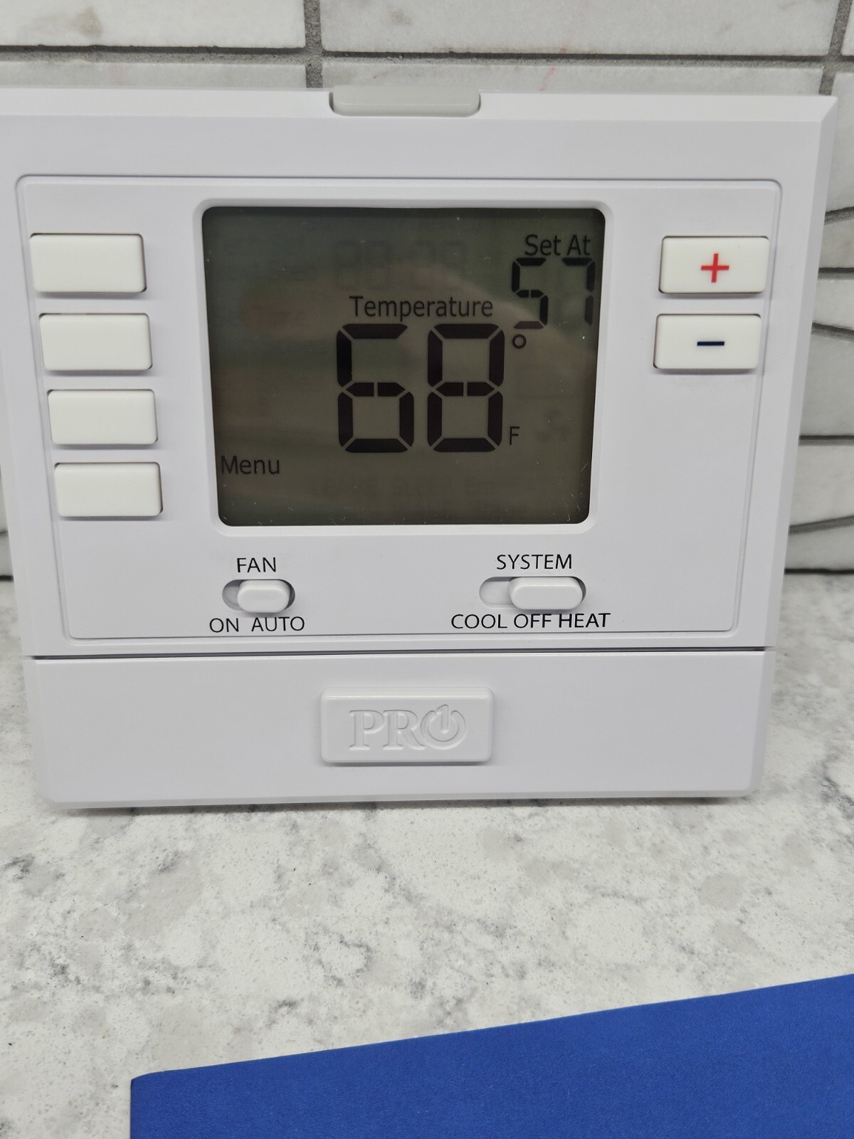 PRO1 T705 Single Stage Programmable Digital Thermostat New Open Box