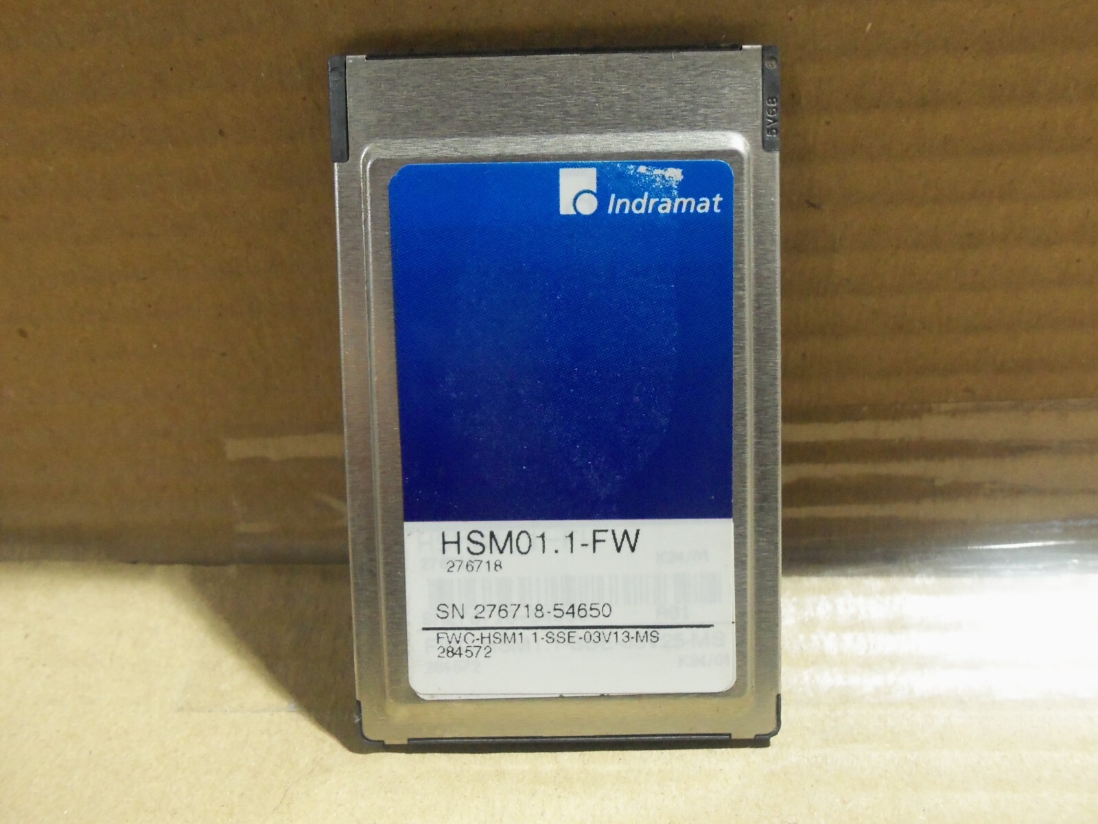 INDRAMAT FWC-HSM1.1-SSE-03V13-MS MEMORY CARD FWCHSM1.1SSE03V13MS