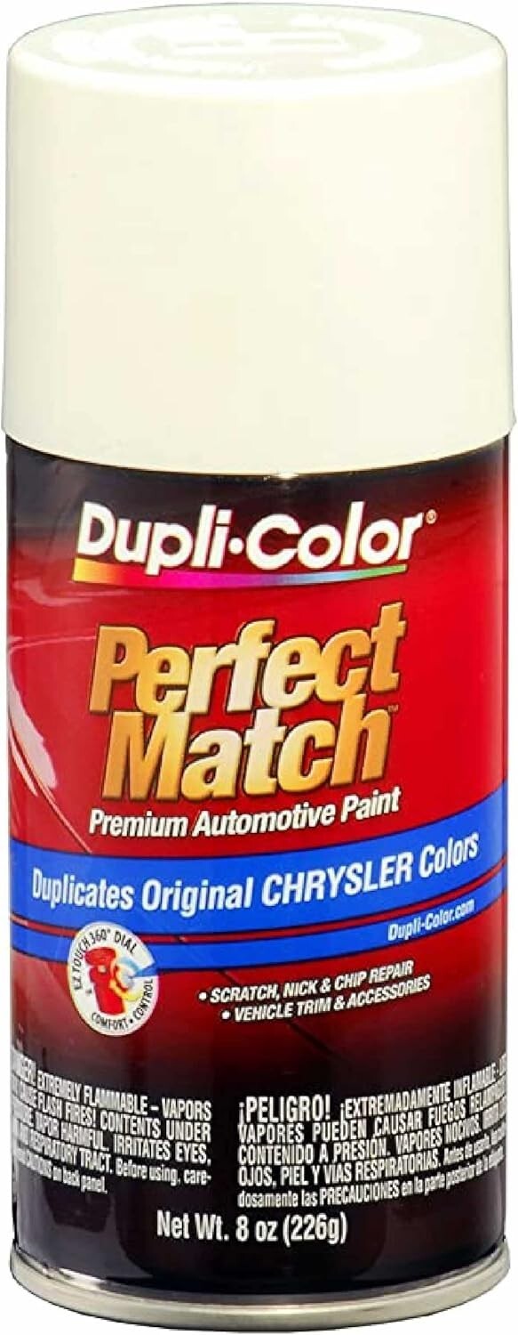 Dupli-Color BCC0407 Stone White Premium Automotive Chrysler Code PW1 - 3 PACK