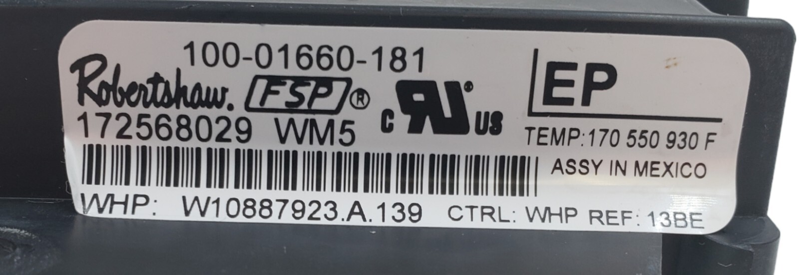 Genuine Whirlpool Range Control Board W10887923 Same Day Ship & 60 Days Warranty