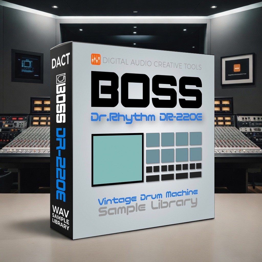 Boss DR-220E Drum Machine Sample Library