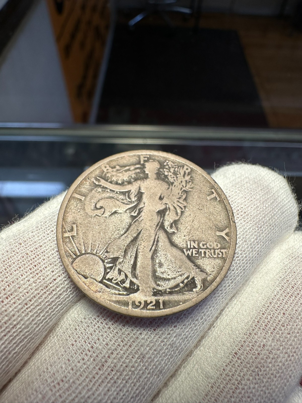 1921 Walking Liberty Half Dollar VG