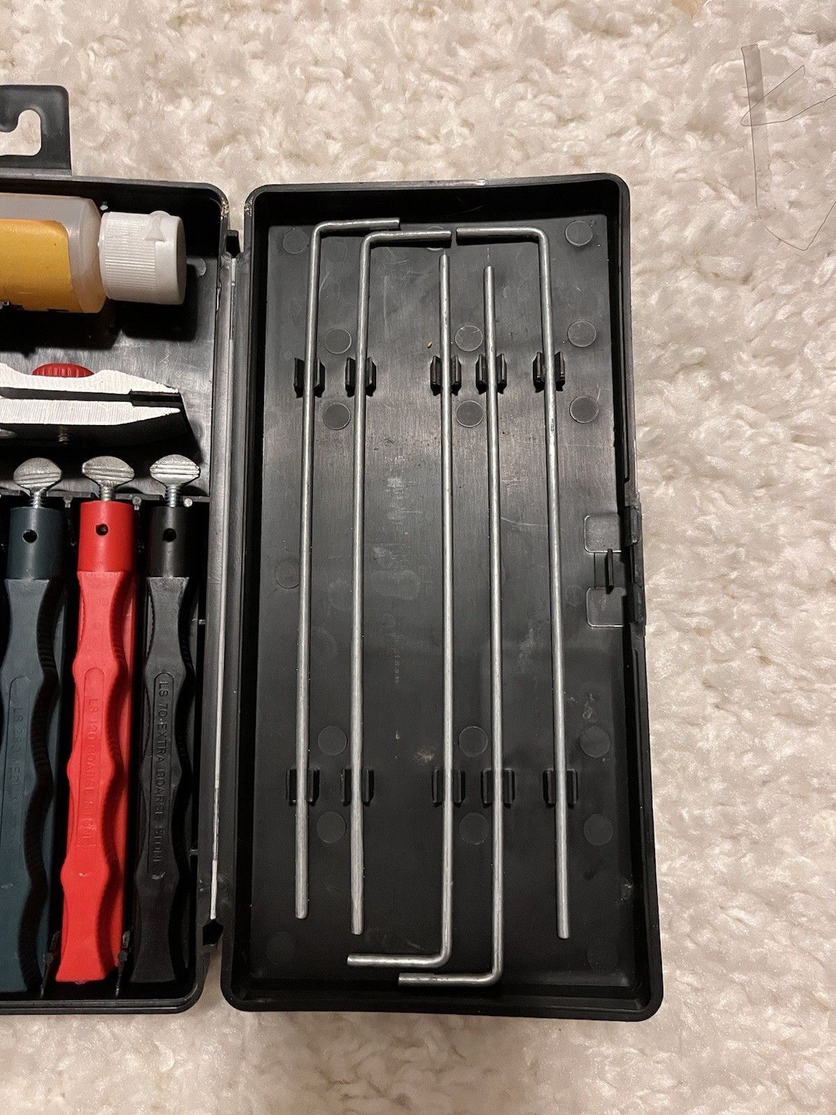 Lansky Knife Sharpening System Kit with Stones & Case