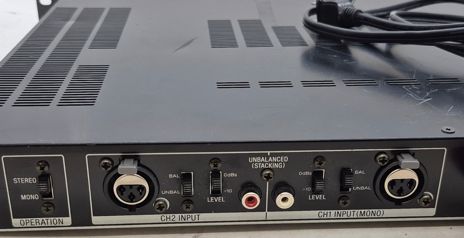 SONY SRP-P50 POWER AMPLIFIER - Missing Volume Knob