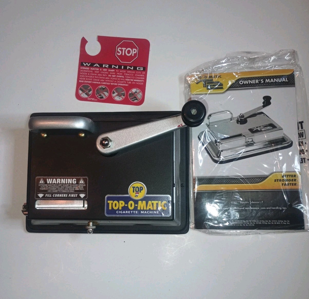 Top-O-Matic Collectible Cigarette Making Machine Cigarette Roller