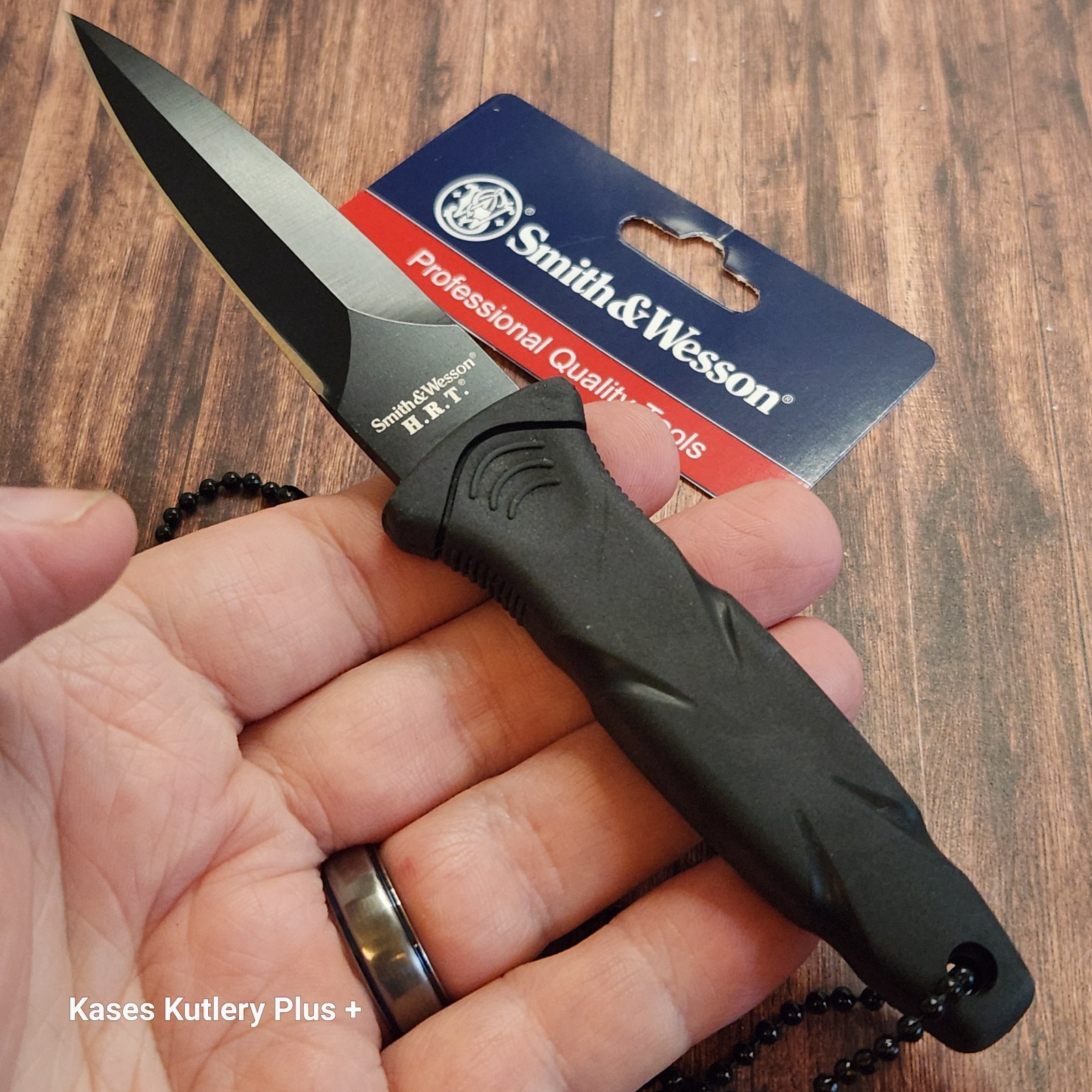 Smith & Wesson H.R.T. 7.25" Overall Fixed Blade Knife W/Boot Sheath