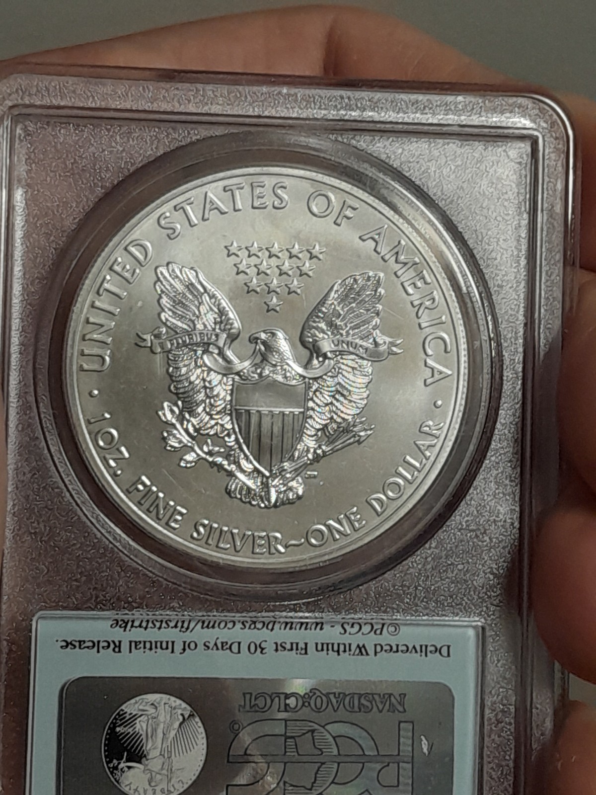 2011 American Eagle Struck at San Francisco PCGS MS70