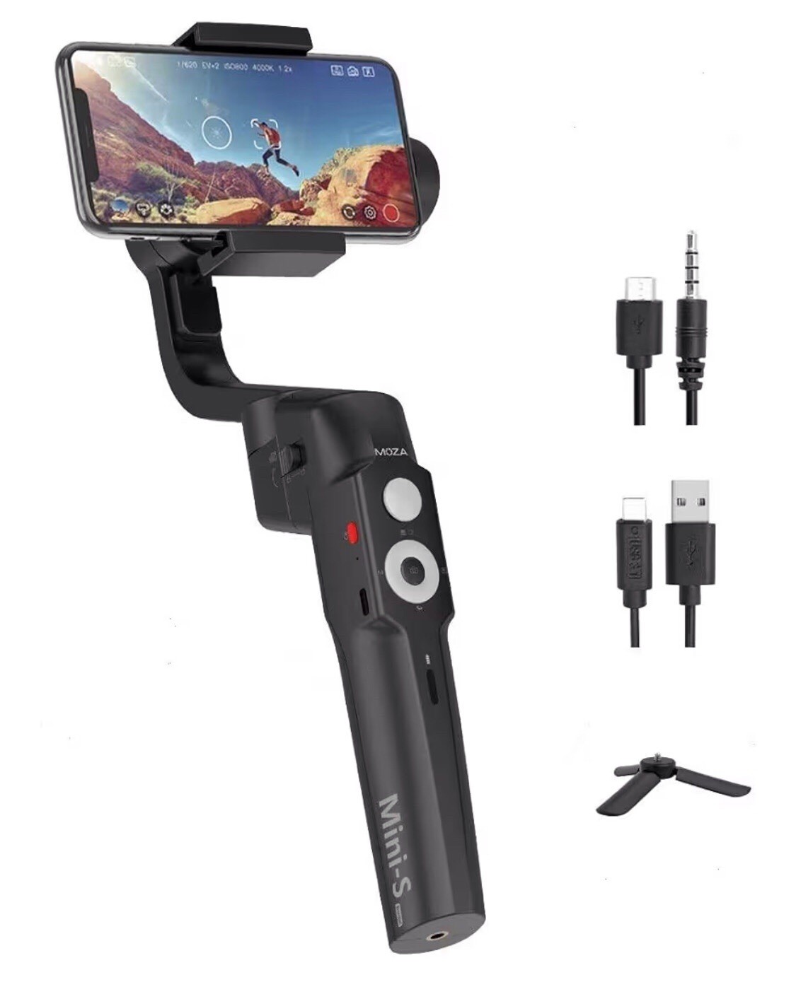 MOZA Mini-s Foldable Handheld 3-AxisPhone Gimbal Stabilizer for iPhone XS/Max/11