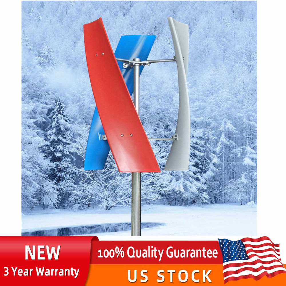 400W DC 12V Wind Turbine Generator Kit with Charge Controller Windmill Power New
