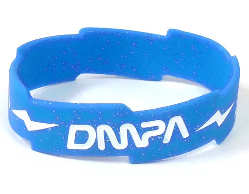Dempagumi.inc Ayane Fujisaki Biribiri Blue Glitter Rubber Band Wristband