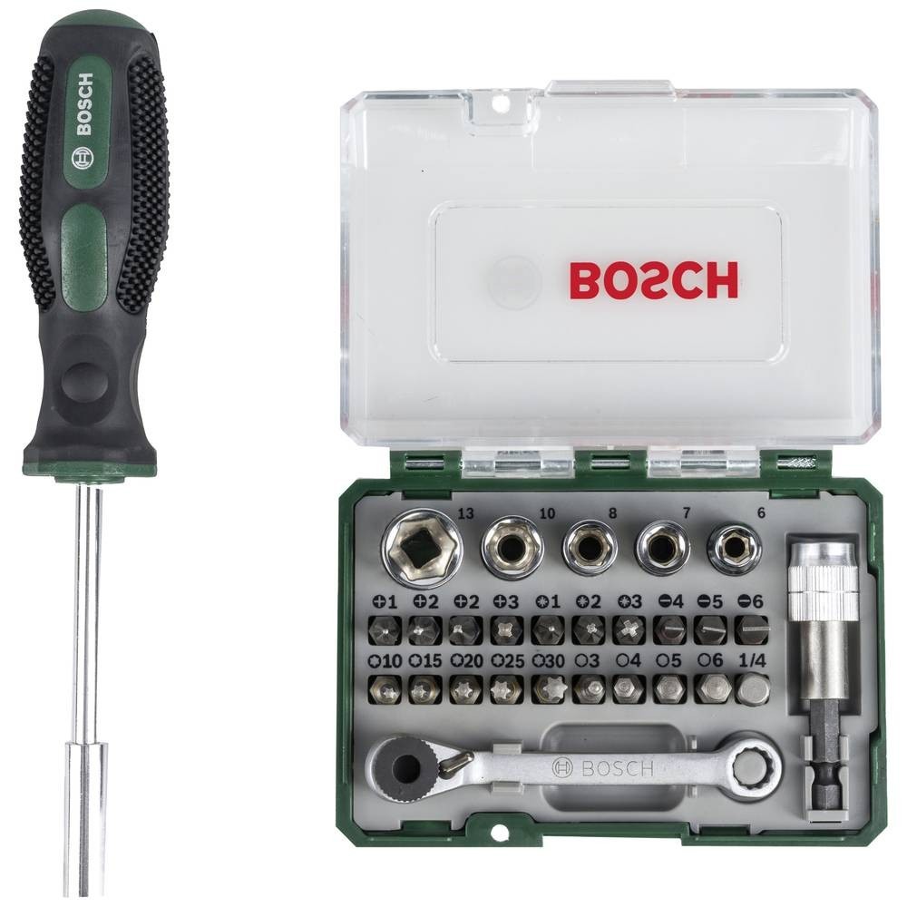 Bosch 2607017331  27-Piece Mini Ratchet & Hand Screwdriver Set