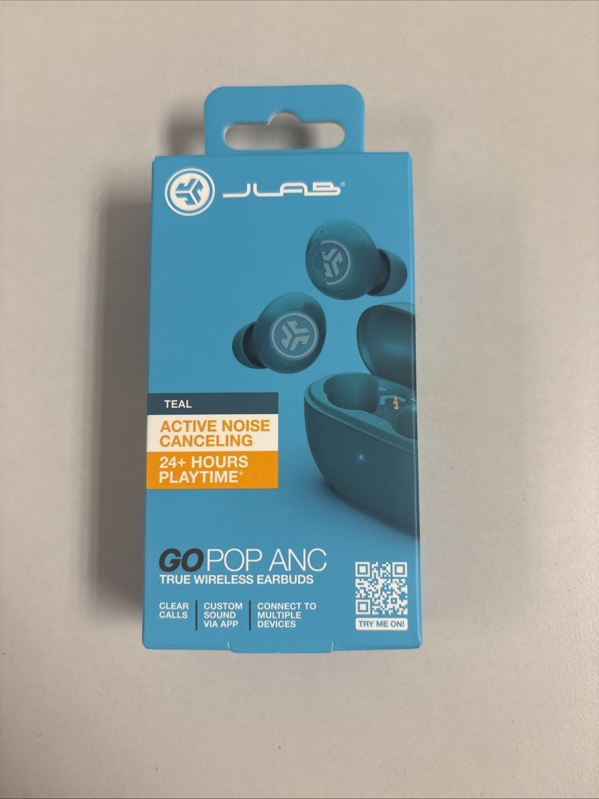 jlab go pop anc true wireless earbuds - Teal T4-13