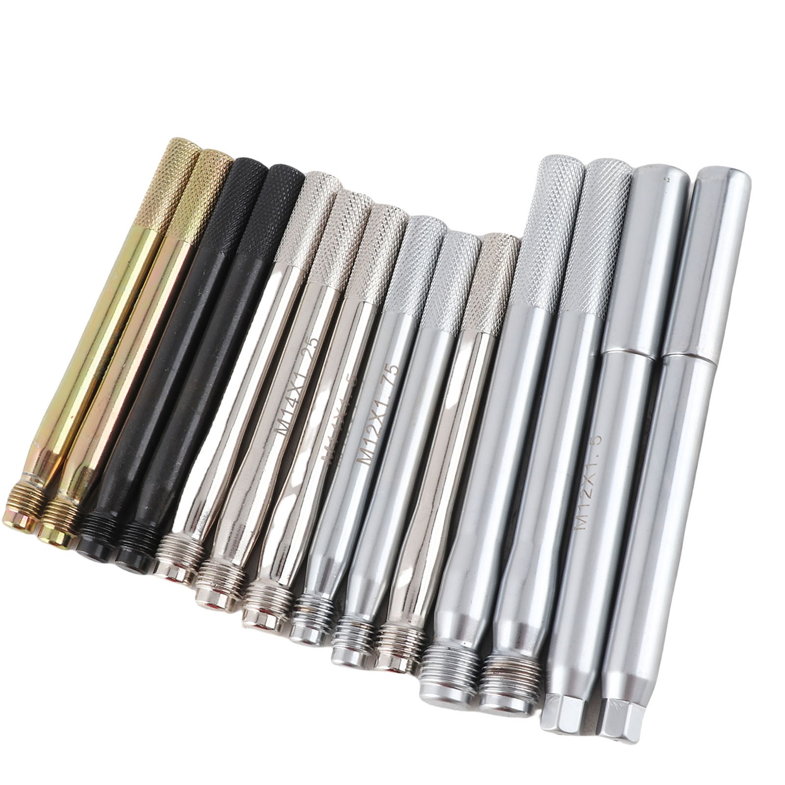 14 PCS Wheel Stud Alignment Pin Carbon Steel Wheel Alignment Balancing Guide