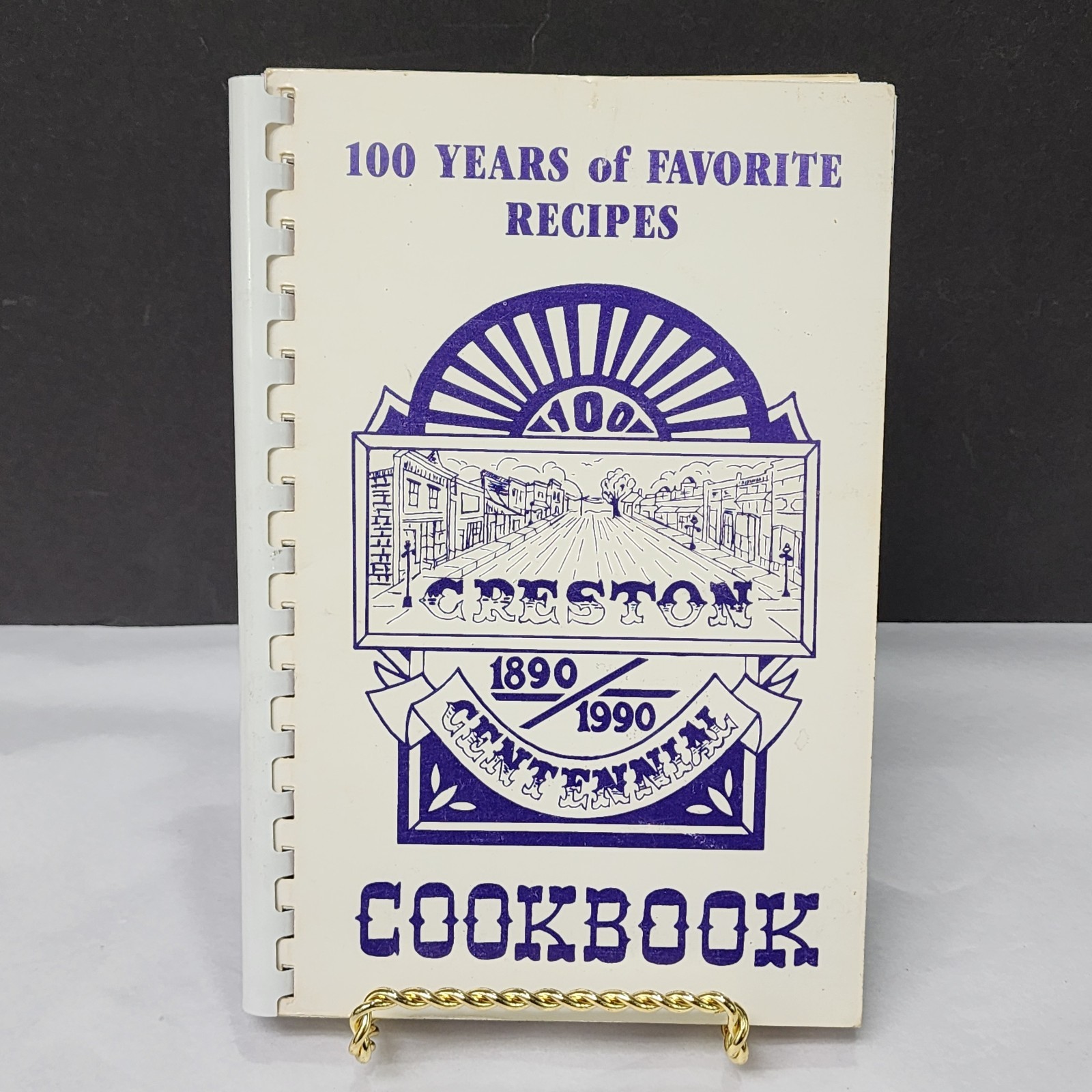 Creston Nebraska 1890 1990  Vintage Centennial Cookbook Morris Press Recipe 148