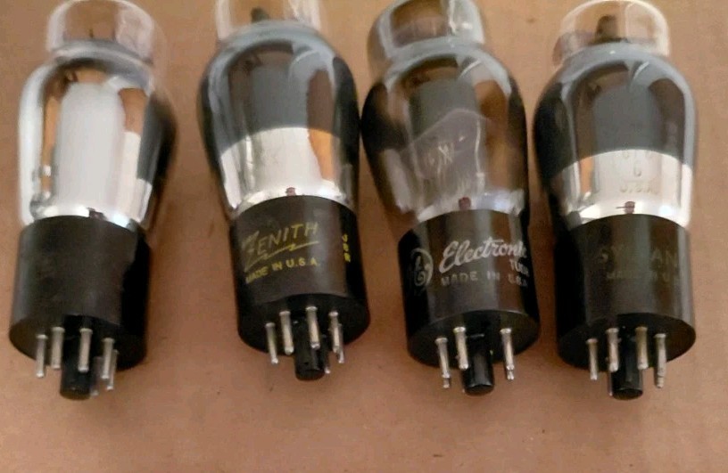 Lot of 10 6f6 Output tubes For Zenith, Philco, etc.