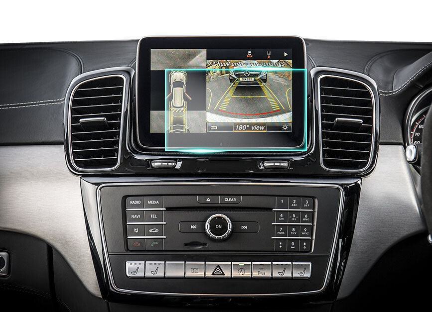 Crystal Clear Screen Protector for 2016 Mercedes Benz GLE63 Vehicle Navigation