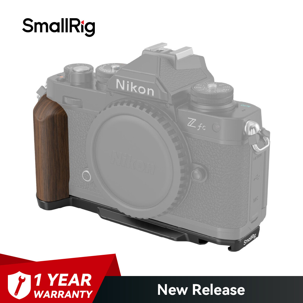 SmallRig Z fc Wooden L-Shape Grip W/ Arca-Swiss QR plate for Nikon Z fc