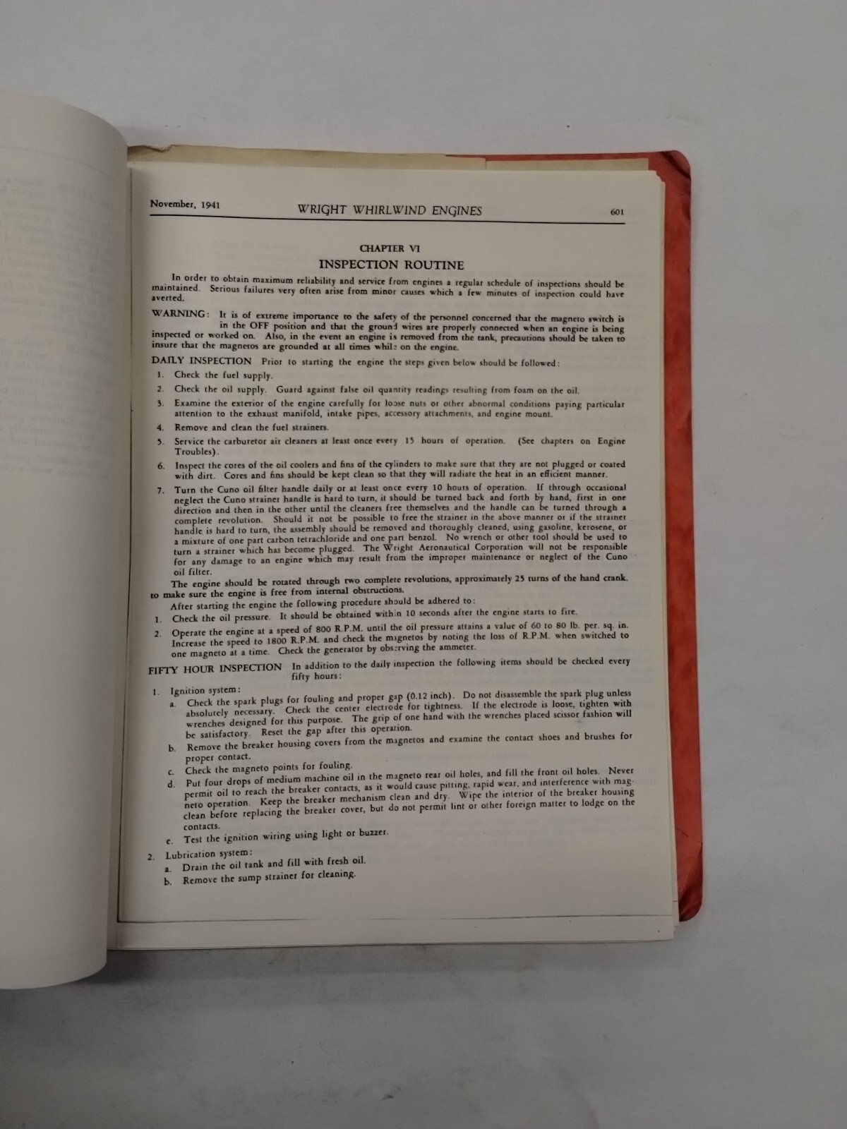 Wright Whirlwind Tank Engine Model R-975EC-2 Instructions for Inst & Ops & Maint