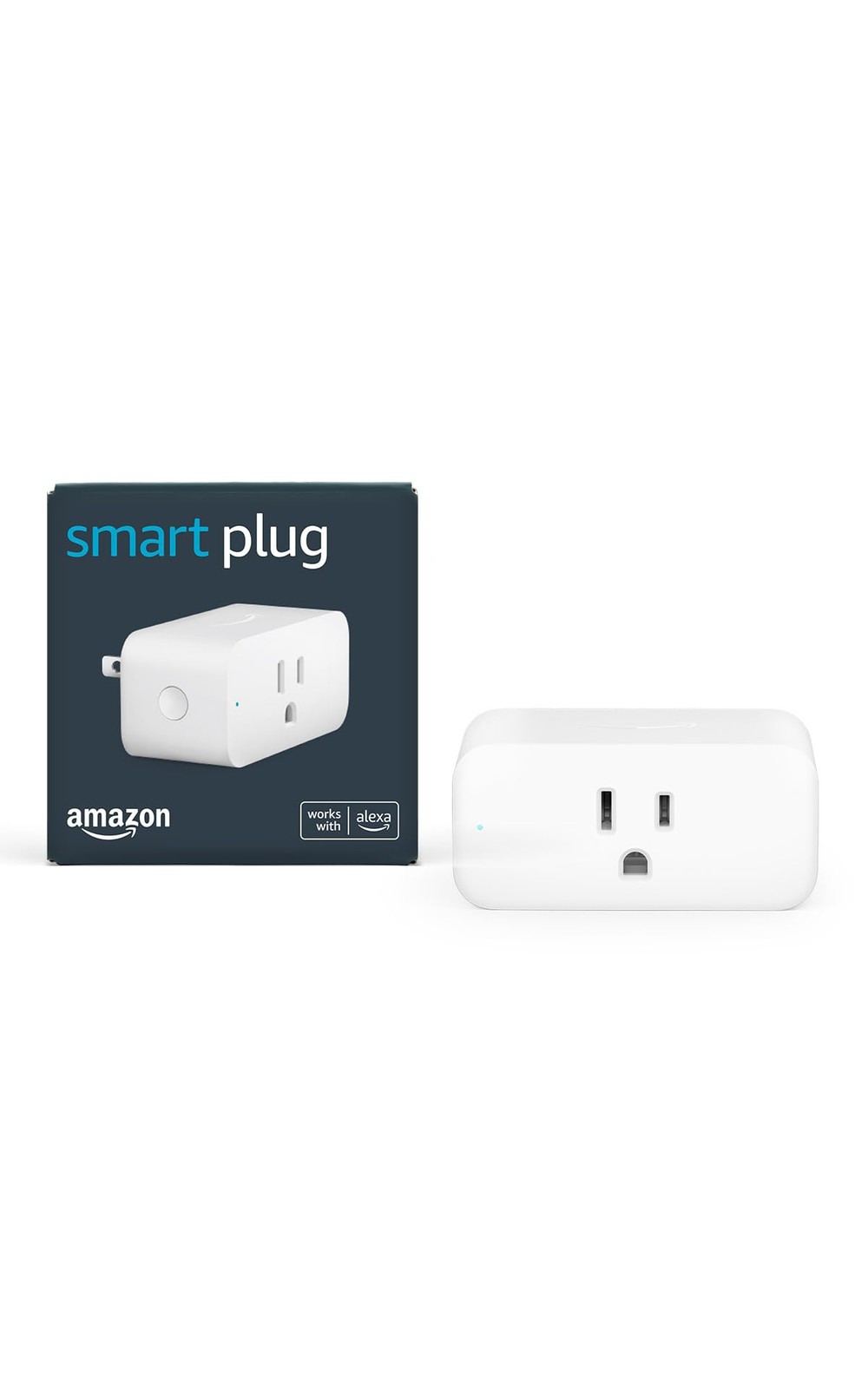 Amazon Smart Plug | Works with Alexa | Simple setup, endless 1-pack, WHITE