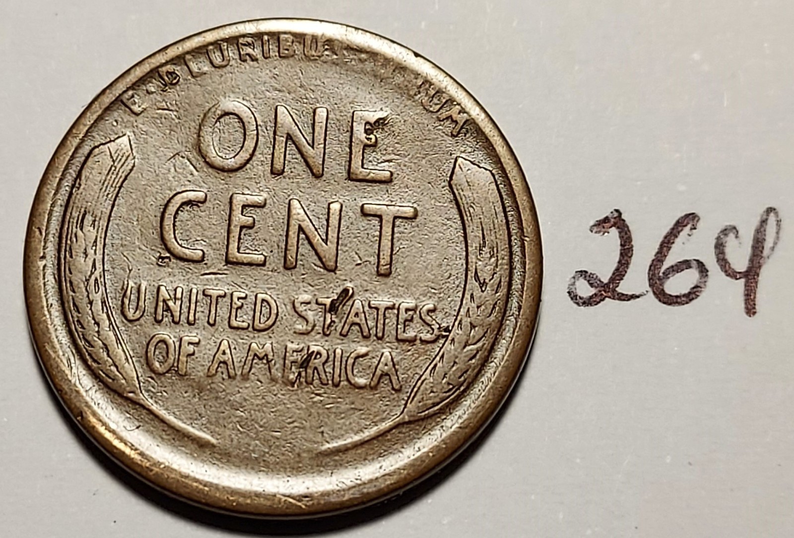 1920-S Lincoln Wheat Cent Below Fine #264