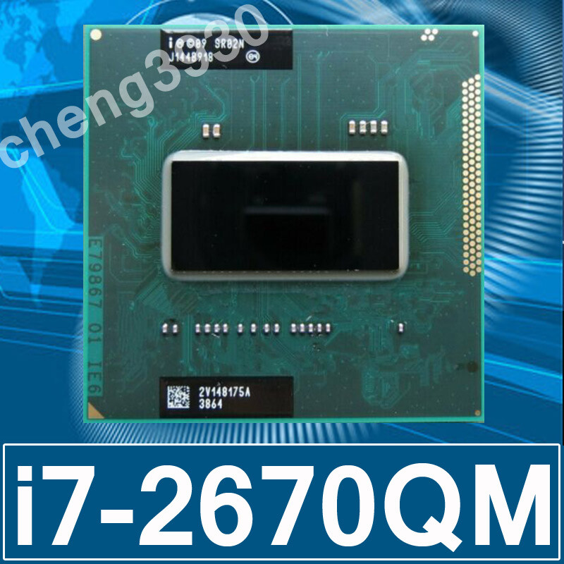 I7-2670QM2.2G-3.1G/6M CPU Processor