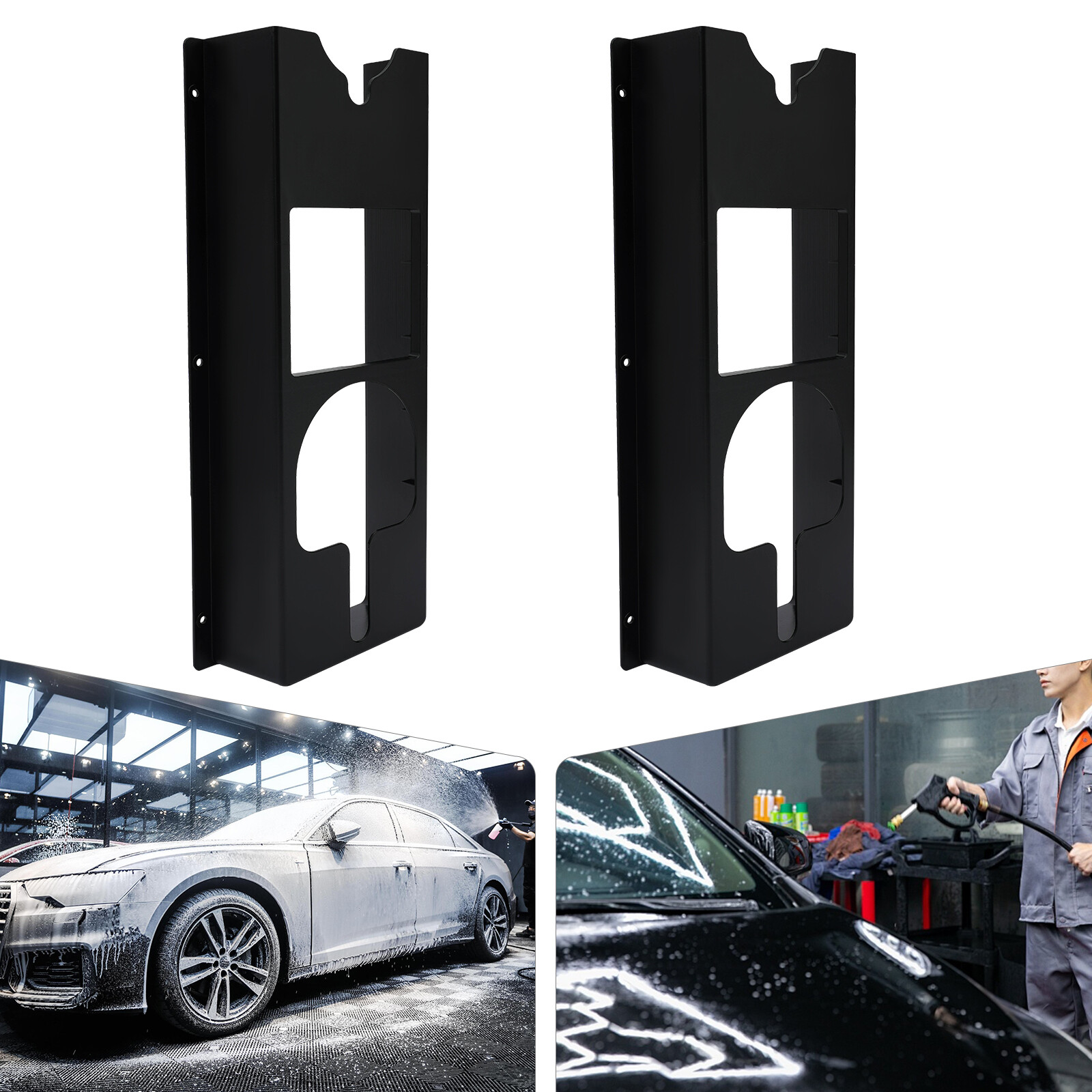 Polishing Machine Holder Wall Mount, 2 Pcs Set Buffer Polisher Rack