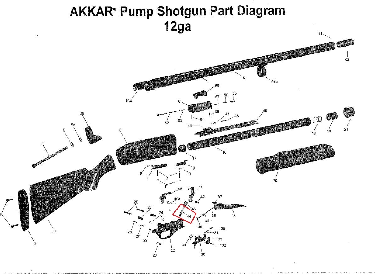 Akkar Daly 300 Pump 600 Auto Hammer Spring 12 20 28 gauge View 44