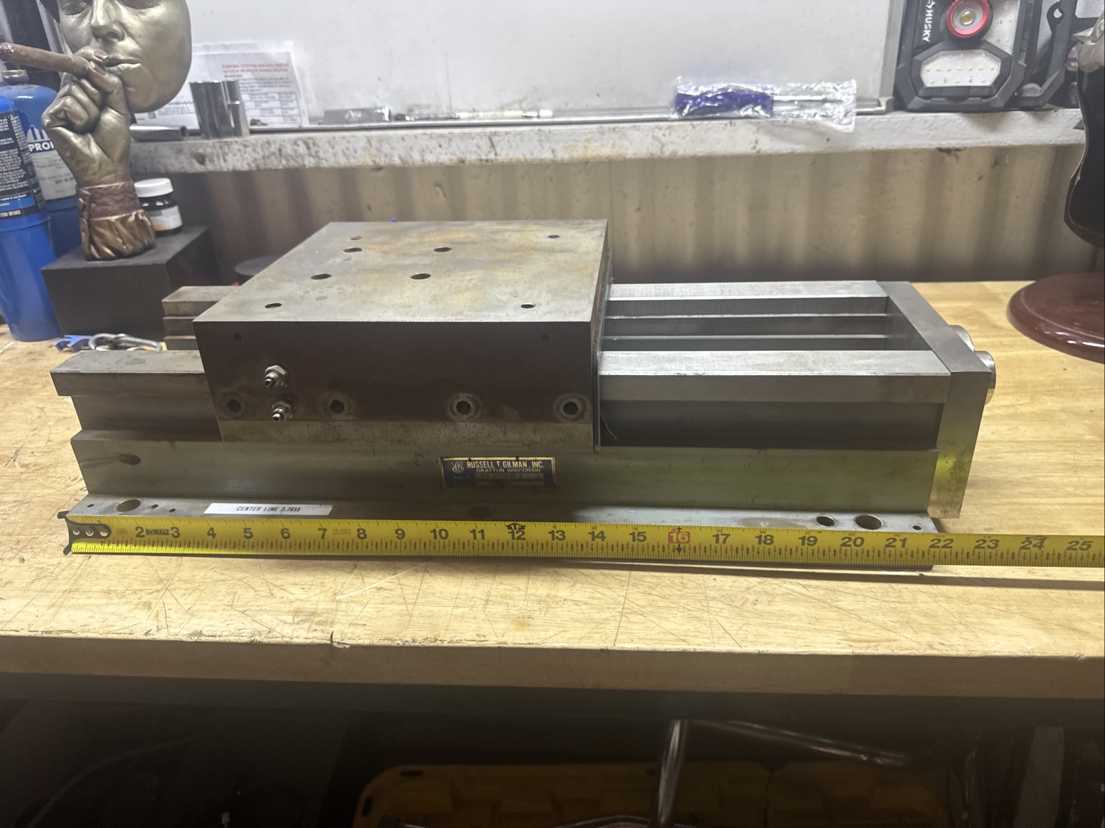Russell T Gilman Linear Slide Table Heavy Duty CNC Machine Stage