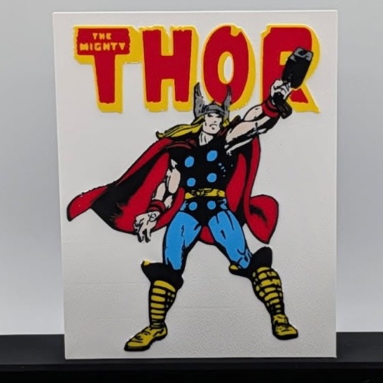 Thor Marvel Comic Book Display Stand for Graded CGC, CBCS and Non-Graded Comics