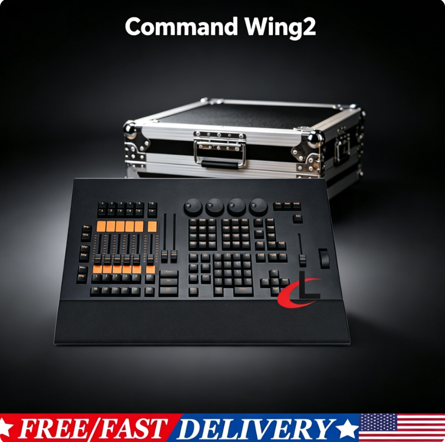 MA2 Command Wing DMX Light Controller Professional Stage Lighting Console W/CASE