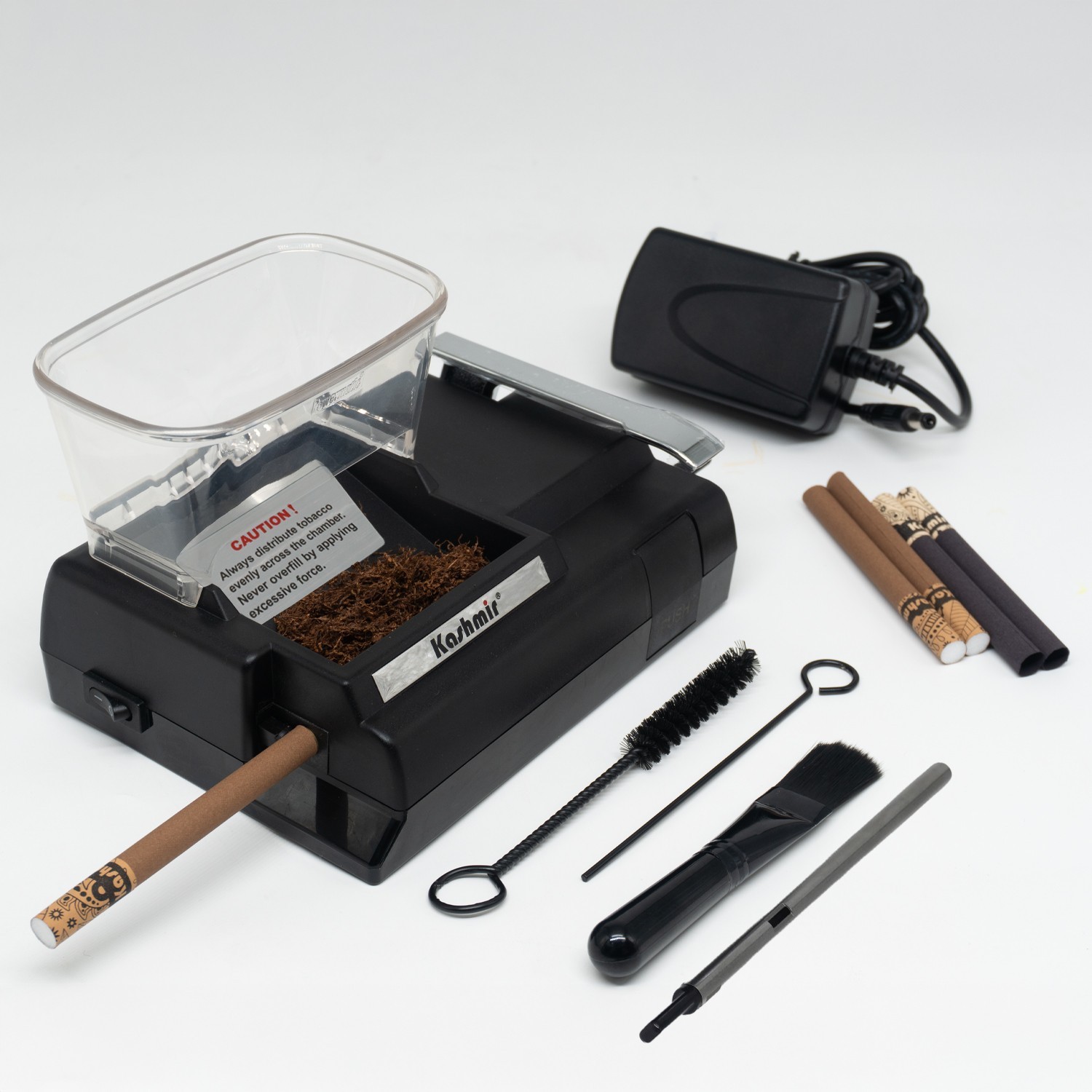 Electric Cigarette Rolling Machine Injector 100s King Size Tube Automatic Roller