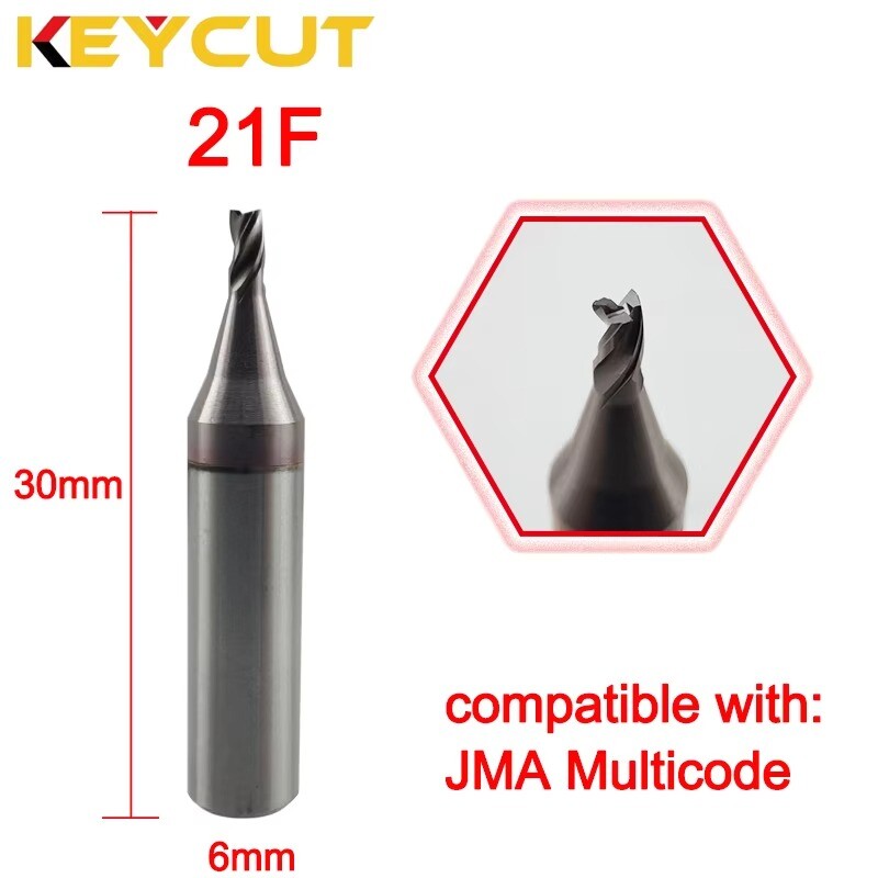 Replacement 21F Milling Cutter in Carbide 1.8mm Compatible with JMA Multicode