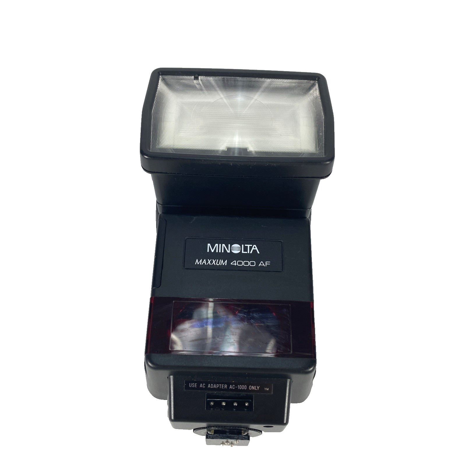 Minolta Maxxum 4000 AF Shoe Mount Flash Electric & Manual Video Tested