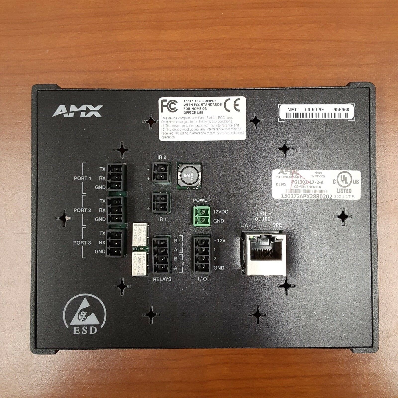 AMX FG1302-17-2-A Video Control Pad...NEW!