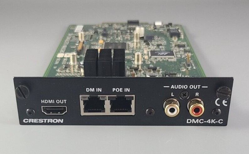 Crestron DMC-4K-C HDBaseT Certified 4K DigitalMedia 8G+ Input Card for DM Switch